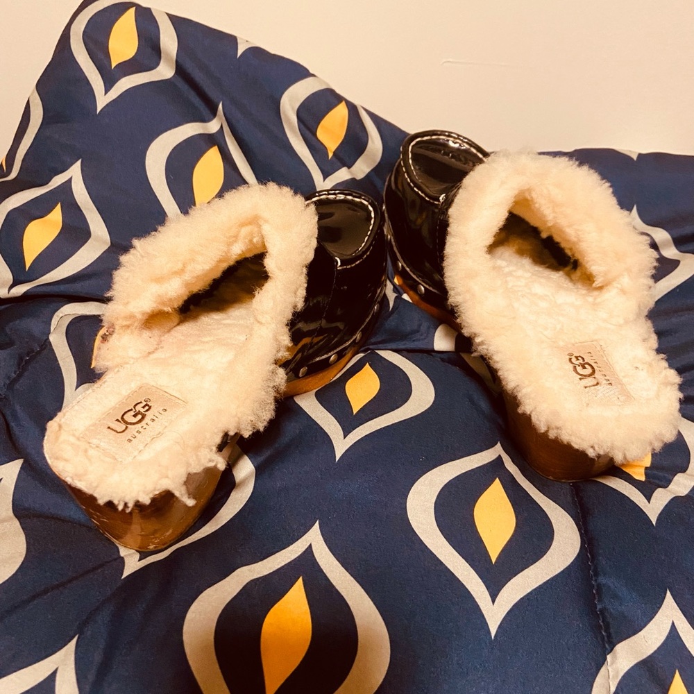 Ugg Patent Leather Clogs